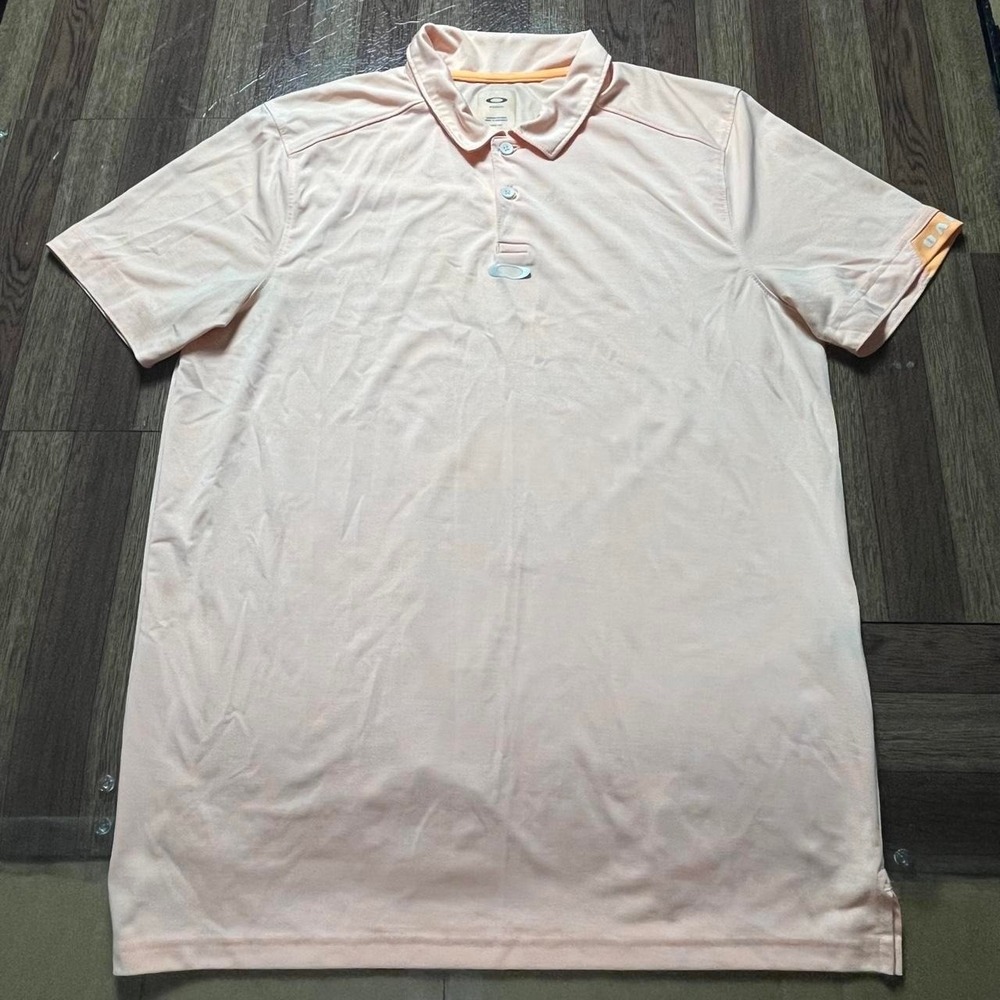 Oakley Orange Regular‎ Fit Hydrolix Golf Polo Shirt Medium